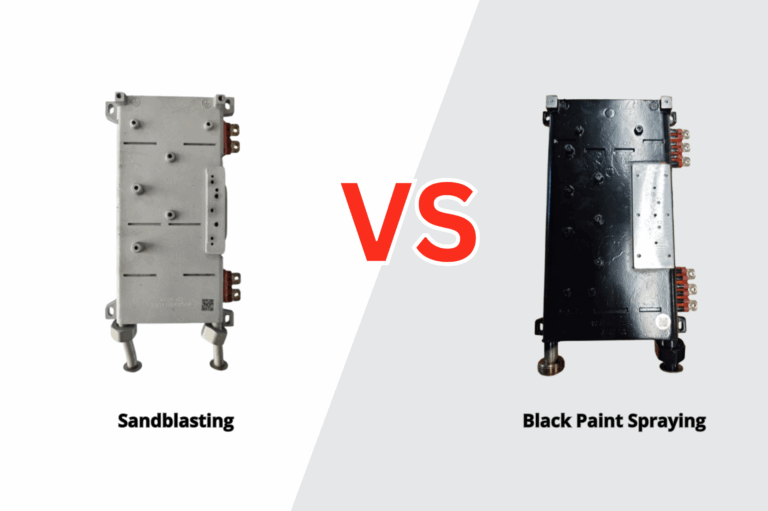 Heating element Technology comparison: sandblasting VS black paint spraying