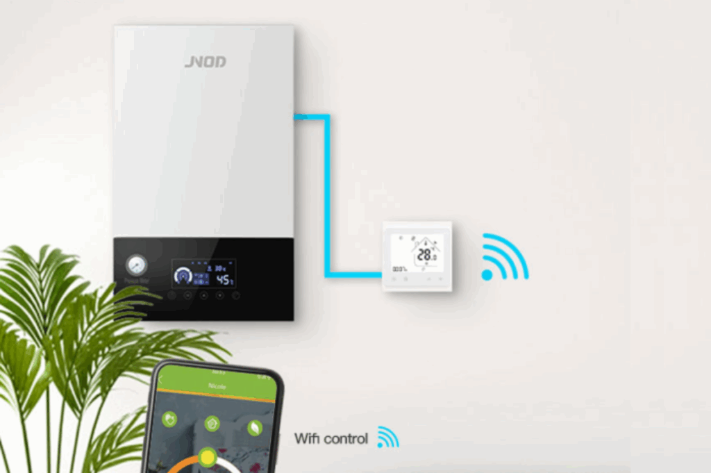 WIFI-Control Electric Boiler, Phone, Thermostat