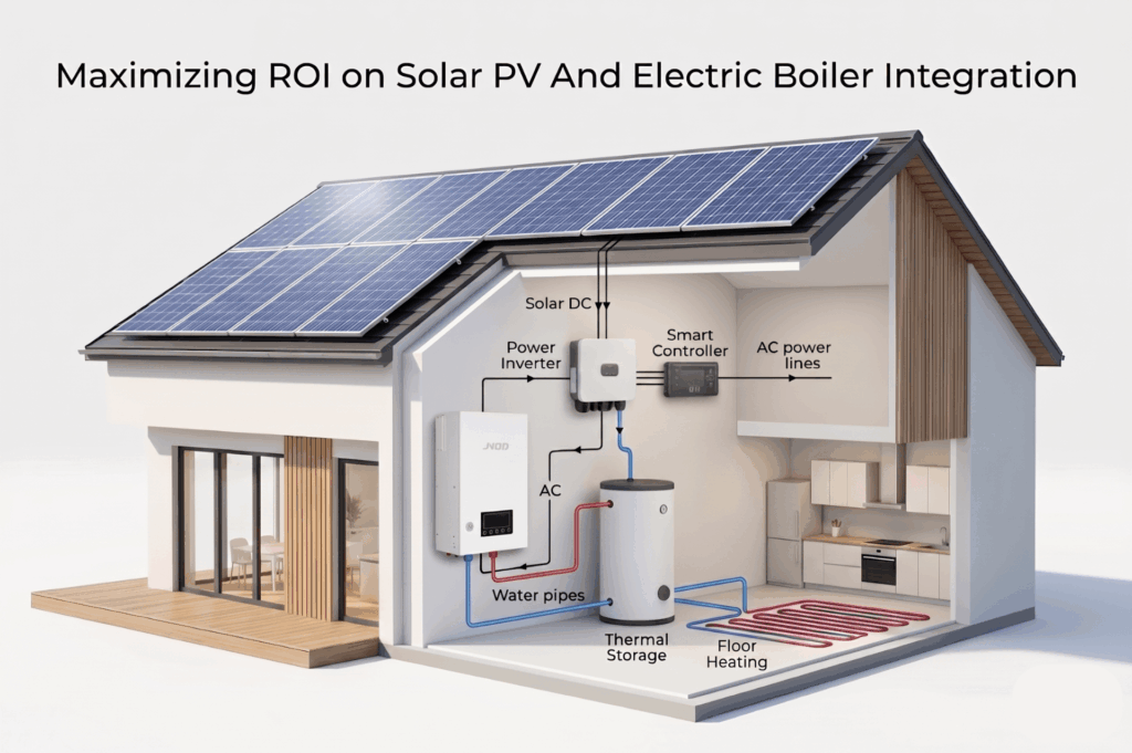 Solar PV and JNOD Elctric Boiler Integration