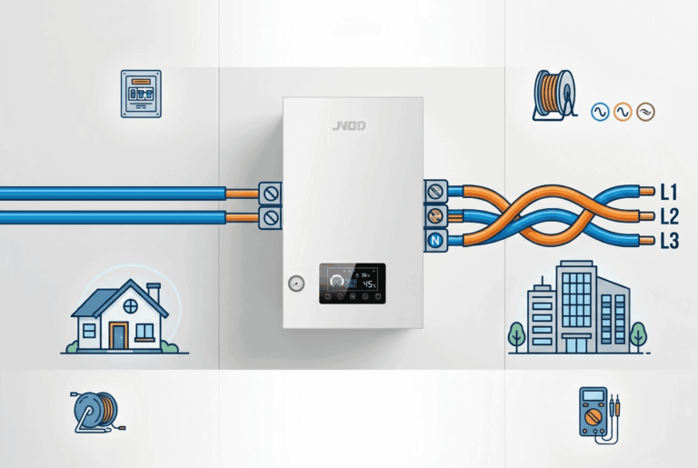Single-Phase vs. Three-Phase Electric Boilers：Guide for Installers