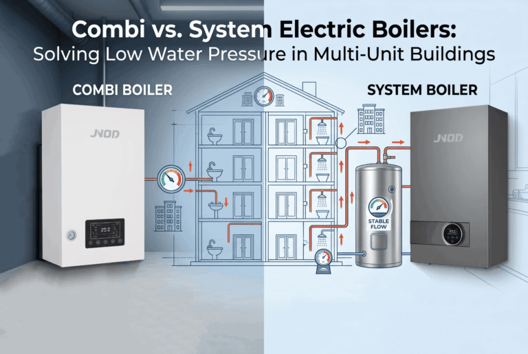 Combi vs. System Electric Boilers Solving Low Water Pressure in Multi-Unit Buildings